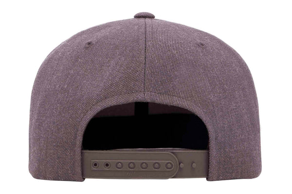 Gorra Flexfit Snapback Plana 6089M 6 Paneles Dark Heather Grey