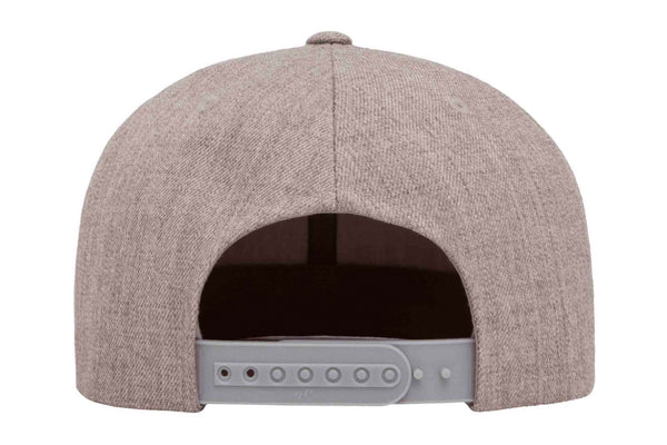 Gorra Snapback Plana 6089M 6 Paneles Heather Grey