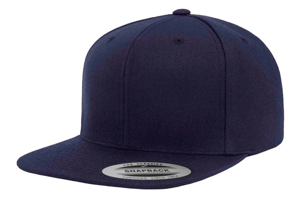 Gorra Snapback Plana 6089M 6 Paneles Navy