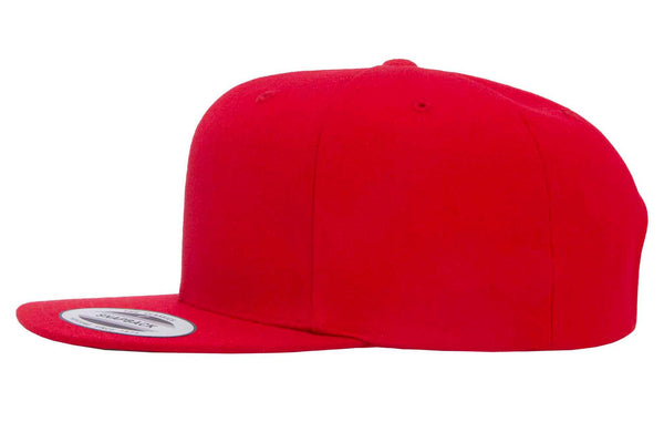 Gorra Snapback Plana 6089M 6 Paneles Red