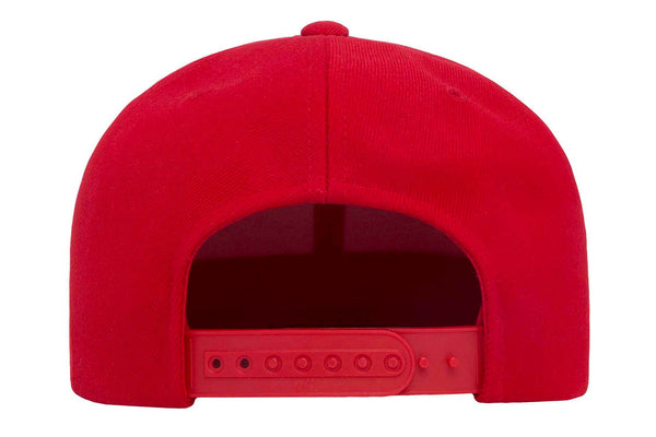 Gorra Snapback Plana 6089M 6 Paneles Red