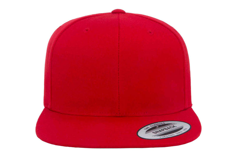 Gorra Snapback Plana 6089M 6 Paneles Red