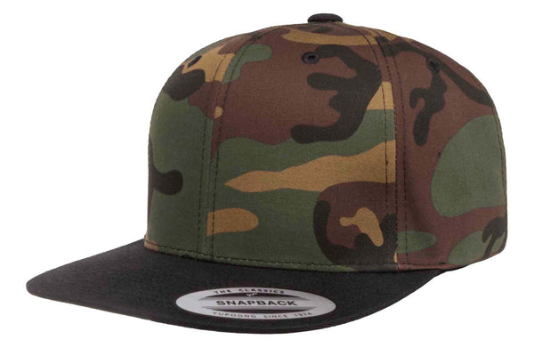 Gorra Flexfit Snapback Plana 6089TC Camo / Visera Black