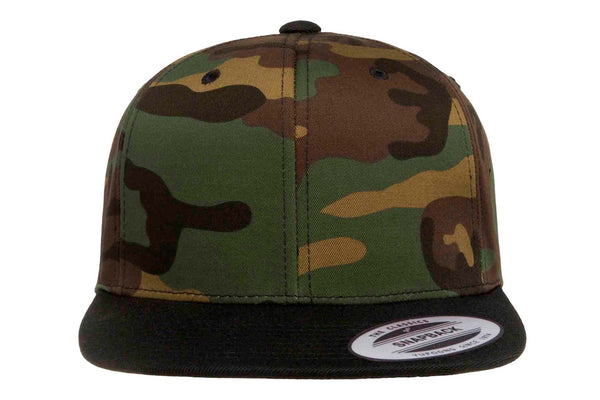 Gorra Snapback Plana 6089TC Camo / Visera Black