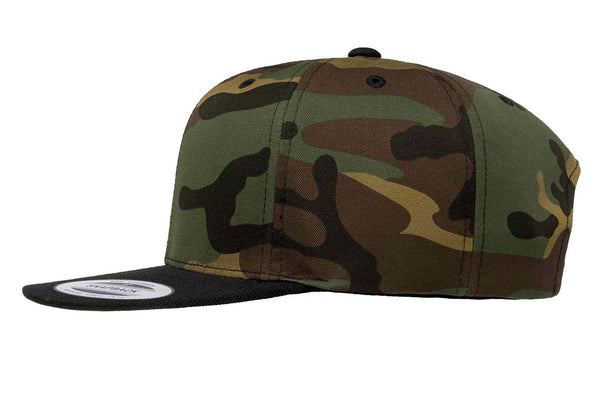 Gorra Snapback Plana 6089TC Camo / Visera Black