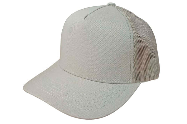 Gorra Trucker Nalcop 5p Beige con Correa Plastica Diente Entero