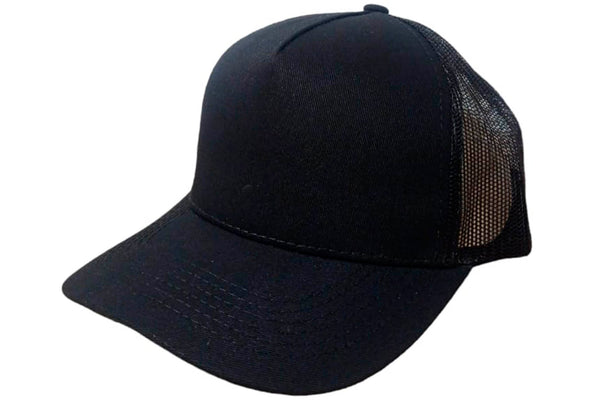 Gorra Trucker Nalcop 5P Negra Diente Entero