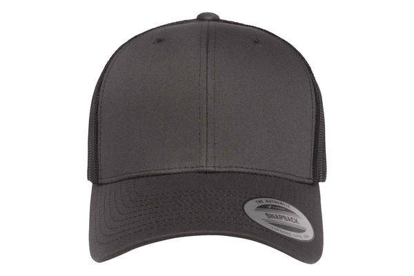 Gorra Flexfit Trucker Snapback 6606T Charcoal / Black