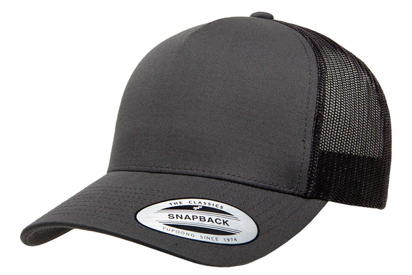 Gorra Flexfit Trucker Snapback 5 Paneles 6506 Charcoal