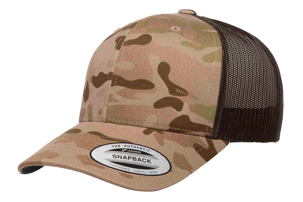 Gorra Flexfit Trucker 6606MC Multicam Arid / Brown