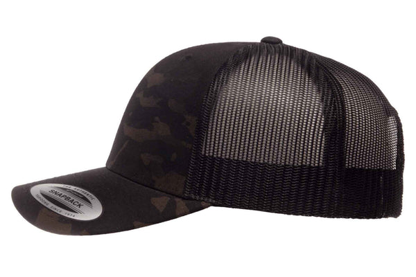 Gorra Flexfit Trucker 6606MC Multicam Black