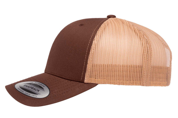 Gorra Flexfit Trucker Snapback 6606T Brown / Khaki