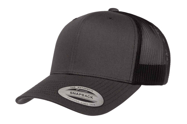 Gorra Flexfit Trucker Snapback 6606T Charcoal / Black