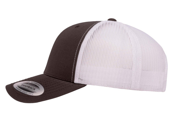 Gorra Flexfit Trucker Snapback 6606T Charcoal / White