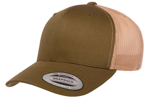 Gorra Trucker Snapback 6606T Moss / Khaki