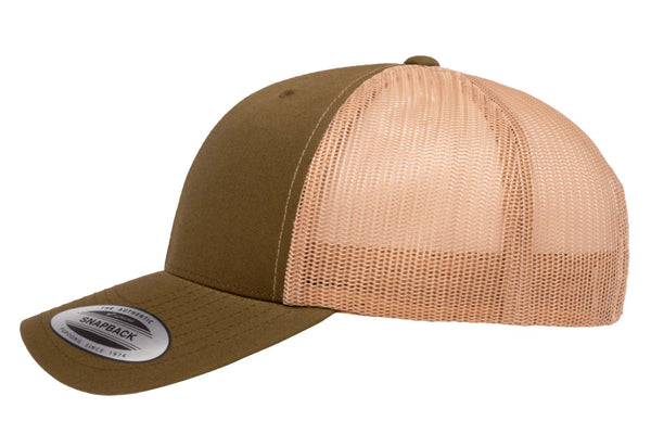 Gorra Flexfit Trucker Snapback 6606T Moss / Khaki