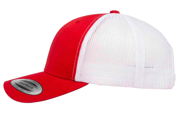 Gorra Flexfit Trucker Snapback 6606T Red / White