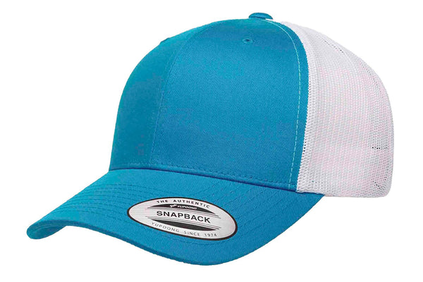 Gorra Trucker Snapback 6606T Turquoise / White