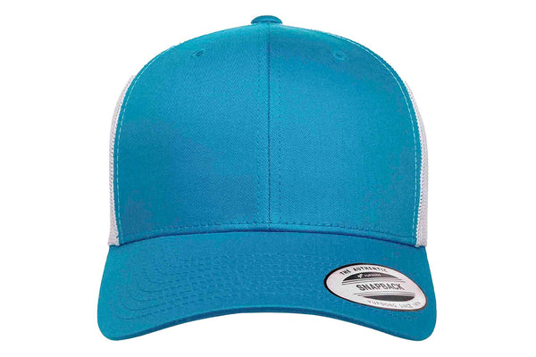 Gorra Flexfit Trucker Snapback 6606T Turquoise / White