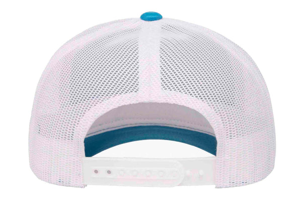 Gorra Flexfit Trucker Snapback 6606T Turquoise / White