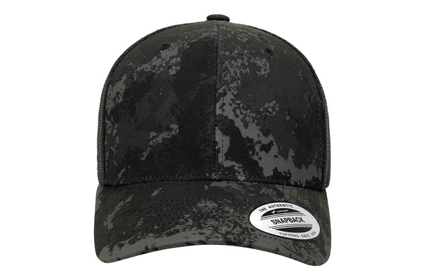 Gorra Trucker Snapback Camo 6606VC Poseidon Black