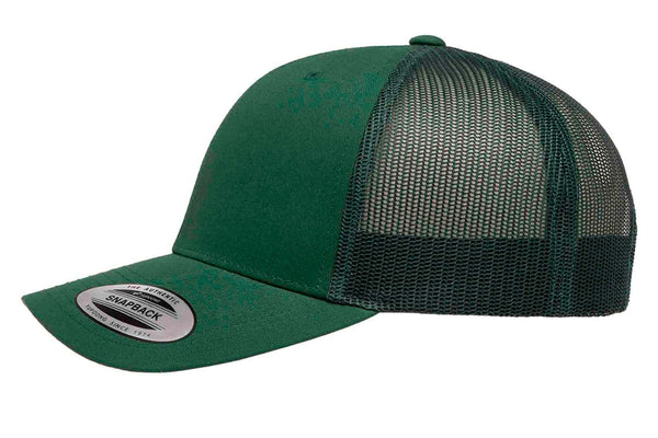 Gorra Flexfit Trucker Snapback 6606 Evergreen